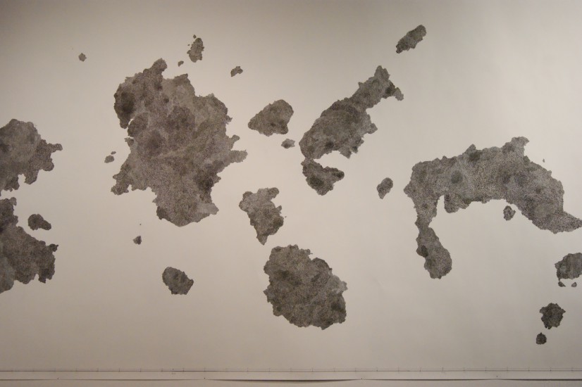 Diaspora | drawing with a pen | 150x300cm